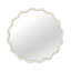 Miroir décoratif blanc rond en bois massif ondulé de 30 pouces pour la chambre à coucher, la salle de bain, le salon et le vestibule-130557444-130557445-130557447