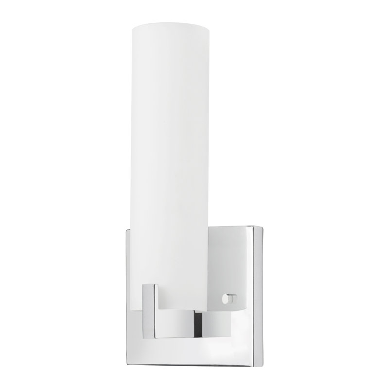 1 - Light LED Armed Sconce, Chrome