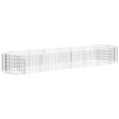 Dakota Fields Gabion Raised Bed Galvanised Iron 