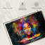 Afro Hair Splash sur impression sur toile-1391307275