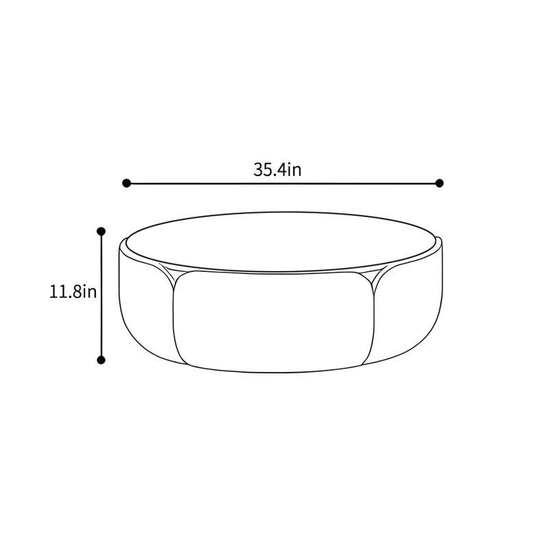 Table basse moderne simple et luxueuse