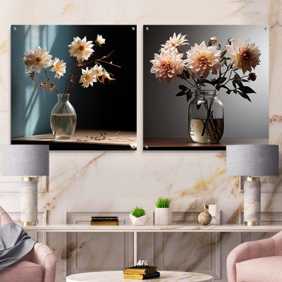 Mums Minimalism Dream Photo - Mums Acrylic Wall Art Glass Set Of 2