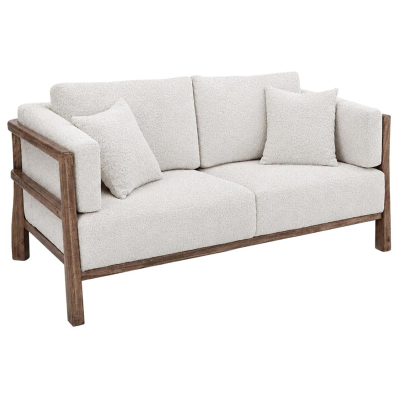 Causeuse rembourrée Gebhard, Pearl Fabric