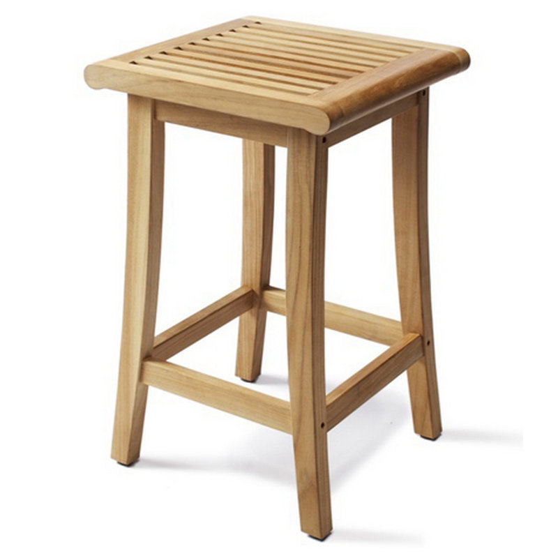 Mainor Outdoor Teak Bar Stool