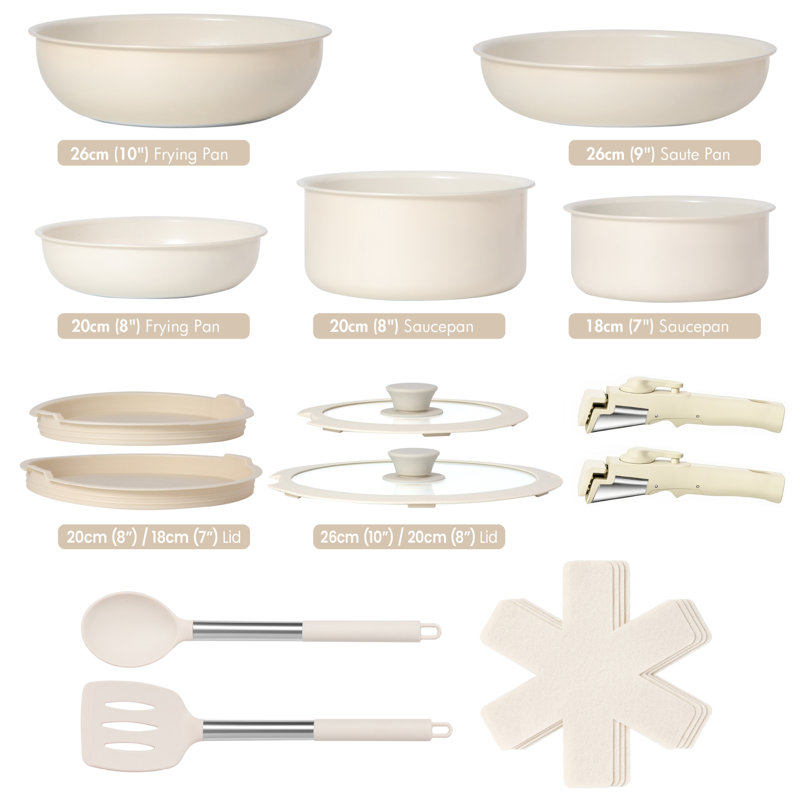 4L Aluminum Saucepan Set