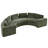 Boneless Curved Sectional Compressed Sofa, 4 to 12 Seater with 8.47" Wide Arms, No Assembly Required-1262935233-1262935239