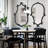 Wood Wall Mirror (set Of 2)-105356377