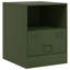 34.5cm W Steel Bedside Table-101281356