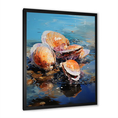 «Bold Brushstrokes Of  On Beach», reproduction sur toile