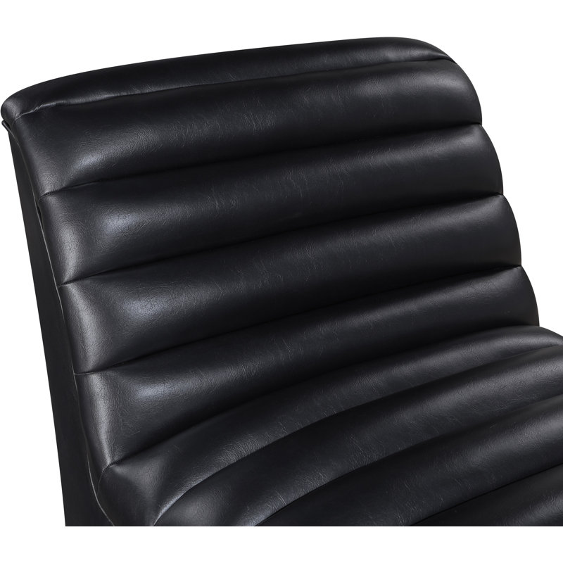 Cuir végétalien noir