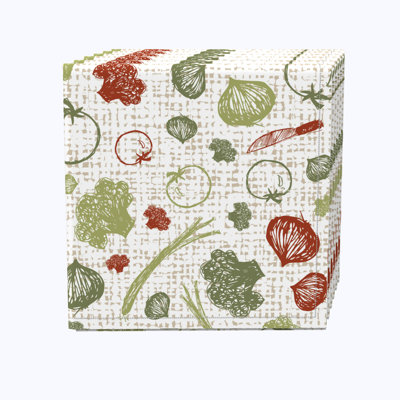 100% Cotton No Pattern Rectangle Napkin