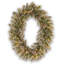The Holiday Aisle® 30 in. Glittery Bristle Pine Wreath with Warm White LED Lights