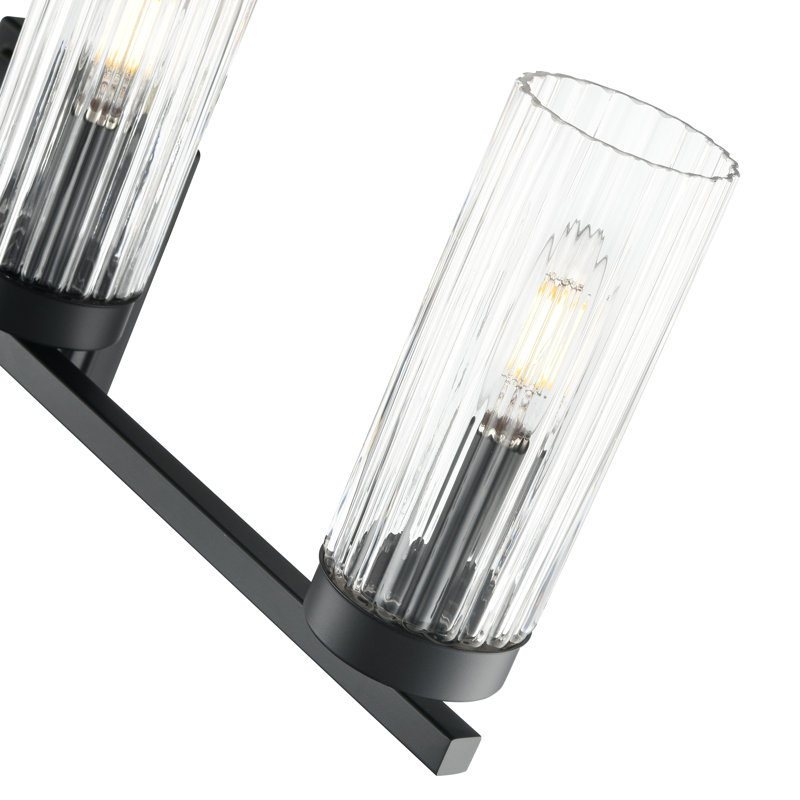 Turman 29.75" Wide 4-Light Vanity, Matte Black
