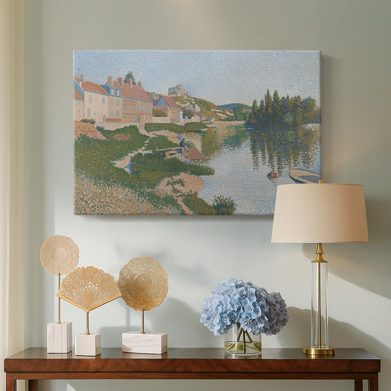 Les Andelys, Château Gaillard-Paul Signac-Toile tendue avec châssis-1886, 40 x 60
