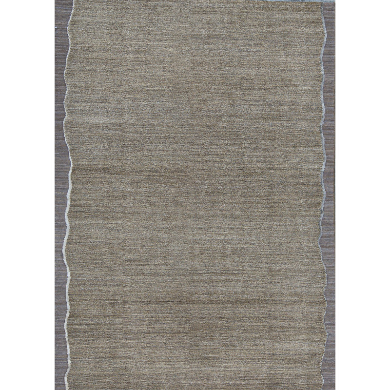 Tapis brun de haute qualité noué à la main