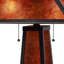 Lampe de table noire 23,5 po Anastajia