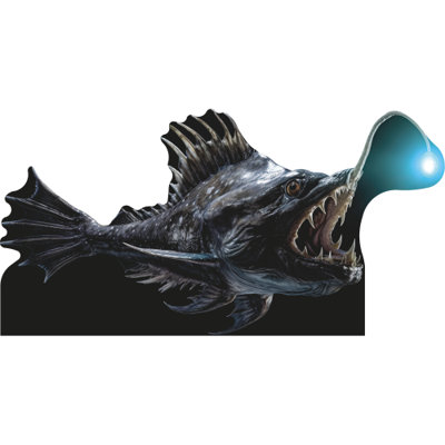 SP13140 Deep Water Anglerfish Angler Fish Cardboard Cutout Standee Standup