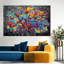 «Brilliant Tree Color Splash Paint», reproduction sur toile-93059568