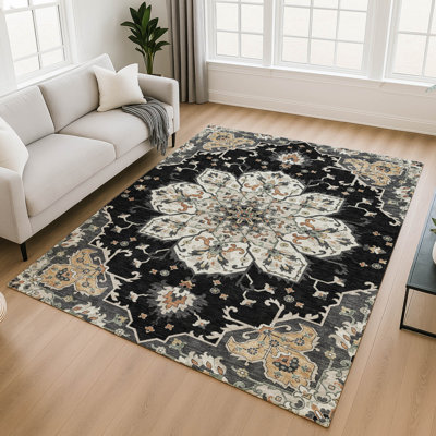 Premium Machine Washable Mayfield AMF2194 global Rug