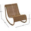 Chaise berçante d'extérieur en osier Antigua-167879042