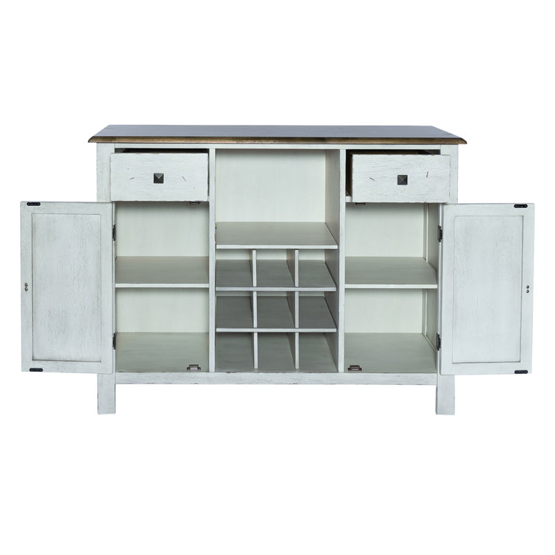  Buffet Judique 48 ", Blanc / brun