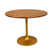Ludwing Round Solid Wood Top Metal Base Dining Table