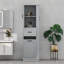 Grande armoire de rangement moderne - compartiment inclinable, tablettes réglables-116117403