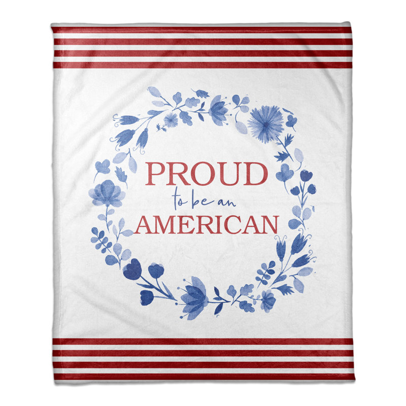 American Hand Woven Throw Blanket