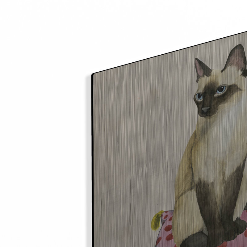 «Lady Cat II» par Grace Popp, H 12 po x l 12 po