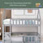 Lit superposé simple au dessus d'un lit simple Beachley Kids-1153796331
