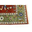 Tapis floral orange fait à la main 9 x 12 Heriz Serapi
