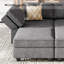 Canapé modulaire réversible de 116,6 po Kimbrel-93869555