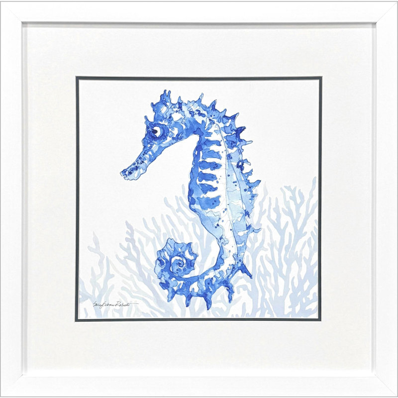 Hippocampe Avangélina, art encadré