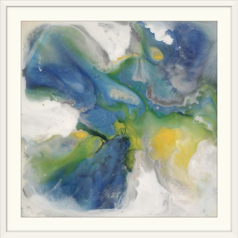 « iii » joshua schicker,, reproduction d’art Green Ethos, H 12 po x l 12 po x P 1,5 po, Toile