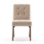 Chaise de meuble-lavabo moderne rembourrée en tissu Linen-112556278