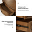 Table de bout avec courbes Elfine-100236606