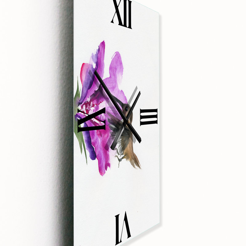 Horloge murale Fuchia, Petit