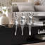 3 pièces de décorations de table basse décoratives blanches-126553779