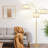 Arc Floor Lamps, Dimmable Modern Tall Standing Lamp, 3 Led Bulbs Included-1104045470-1104045469