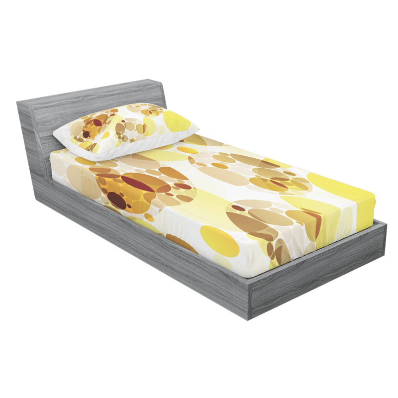 Microfiber Sheet Set, Twin Sheet Set with Fitted Sheet