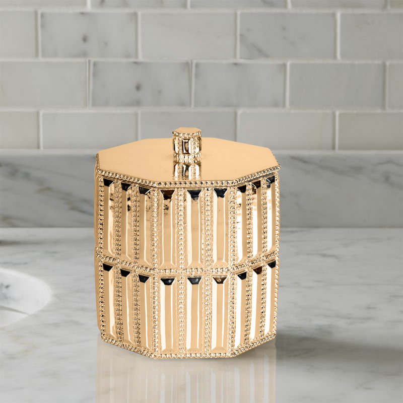Contenant en coton Glitz, Or