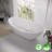 67'' x 28.34'' Freestanding Bathtub, Oval Shaped Acrylic Freestanding Tubs, Acrylic Glossy White Soaking Tub with Overflow and Pop-up Drain