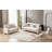 Robison 87" Convertible Sofabed with Storage, Sleeper Sofa Couch for Living Room-109012359-109012358