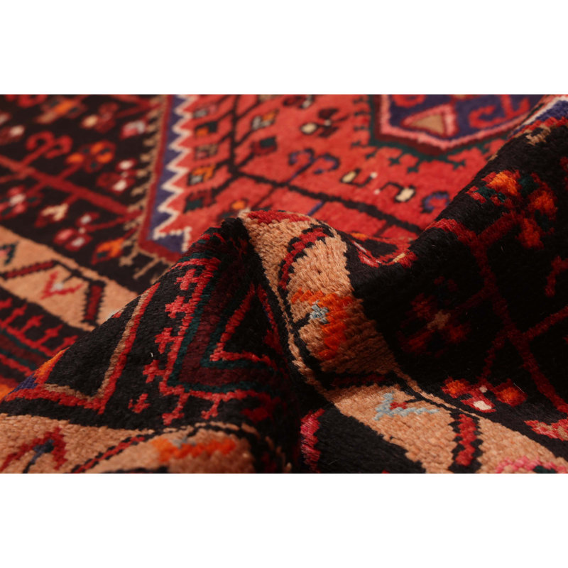 Anadol Black, Red Rug 3'11" x 7'2"