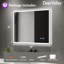  DeerValley LED Bathroom Vanity Mirror, Front And Backlit Matte Black Frame Lighted Vanity Mirrors-119321908
