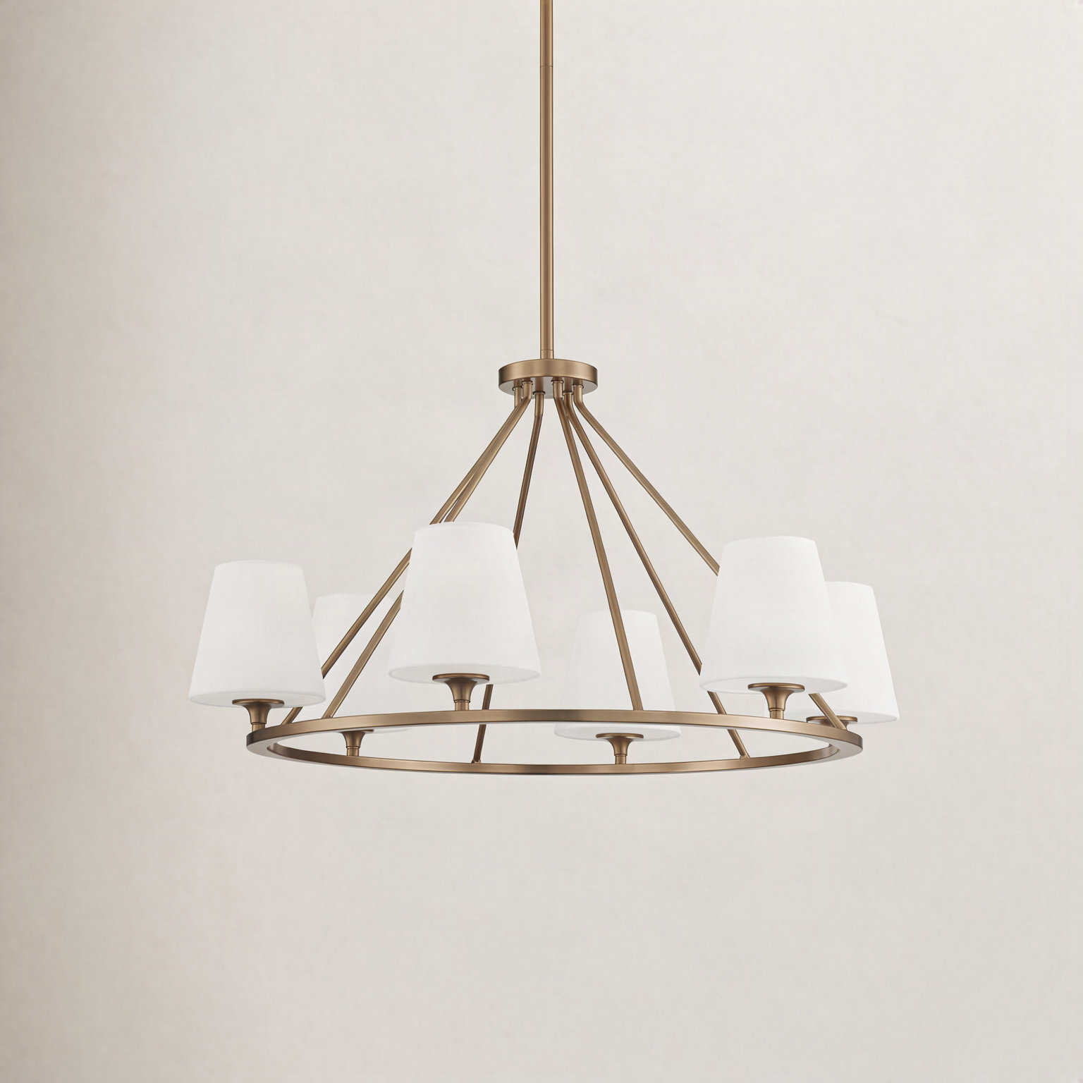 Lane 6 - Light Dimmable Chandelier, Gold
