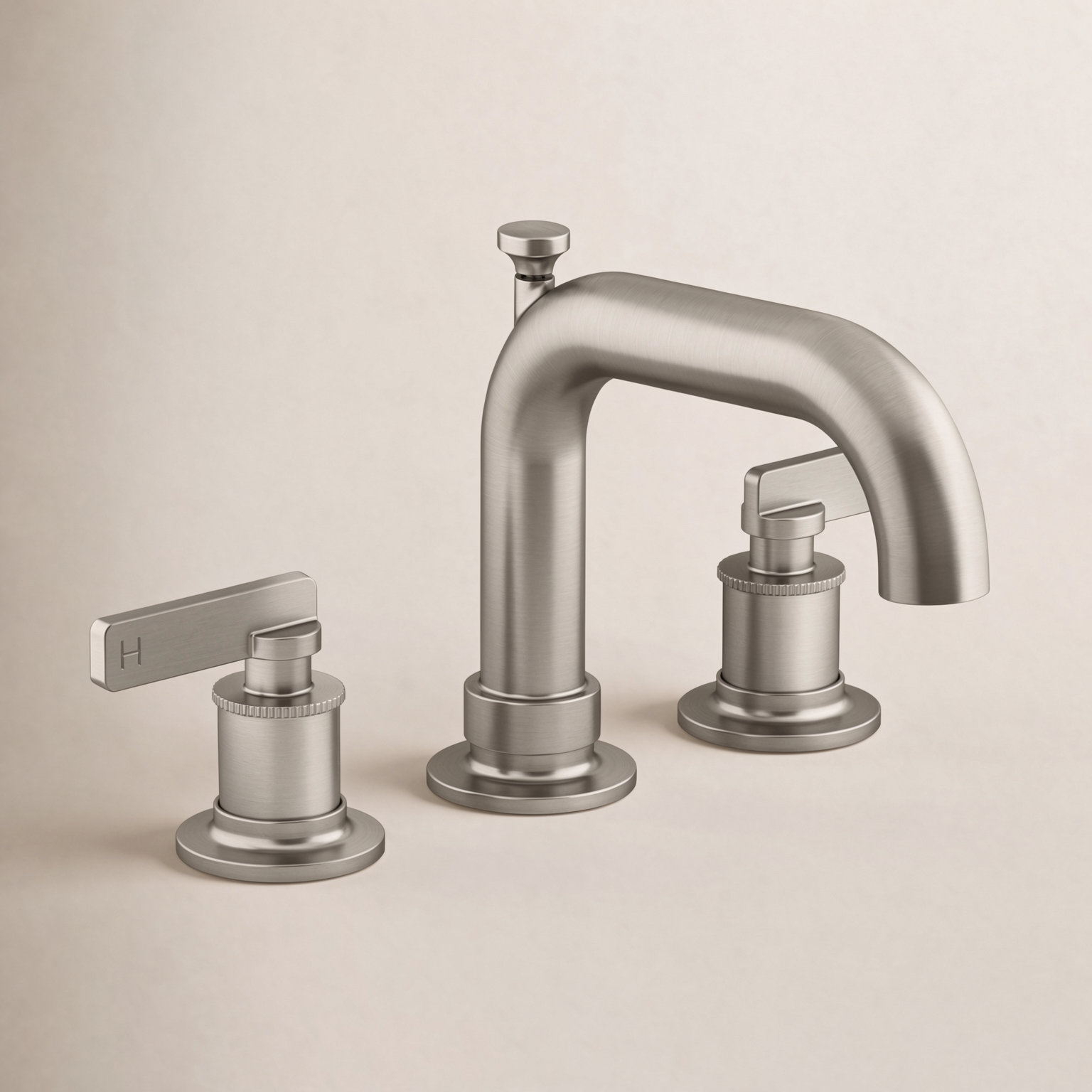 Castia Deck-Mount Bath Faucet Trim with Diverter, Brushed Nickel