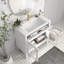 Meuble-lavabo de salle de bain autoportant de 35,6 po Kalvik-125427640