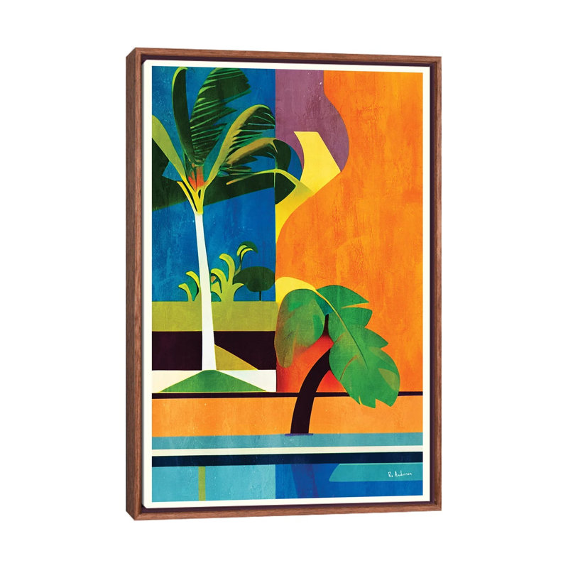 Vibrant Tropical Palms by Bo Anderson - Gallery-Wrapped Canvas Giclée on Canvas, 152.4 cm H x 101.6 cm W x 4.445 cm D