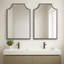 Miroir de salle de bain en métal